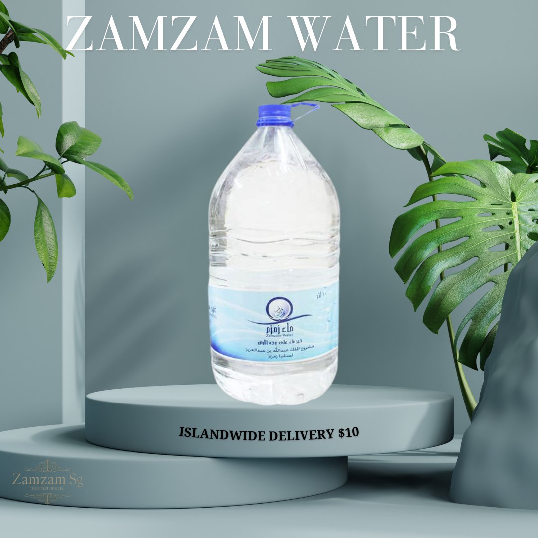 Authentic ZamZam Water (5 Litres) - ZamZam Sg