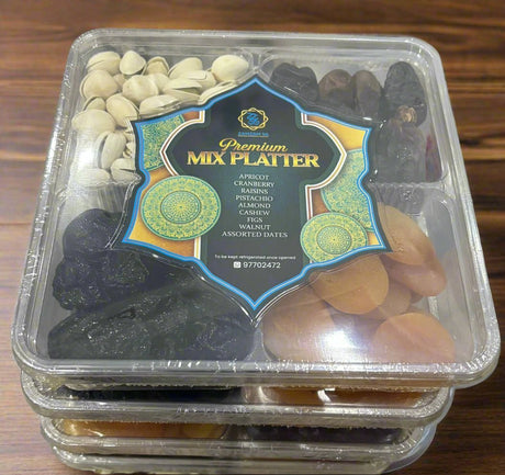 Premium Dried Fruit & Nuts Platter - ZamZam Sg